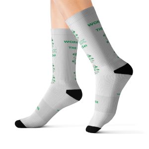 Work Better Than The 90s Sublimation Socks — Retro Tech Crew Socks
